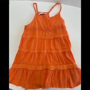 Roxy Girl size 7 peachy orange sundress